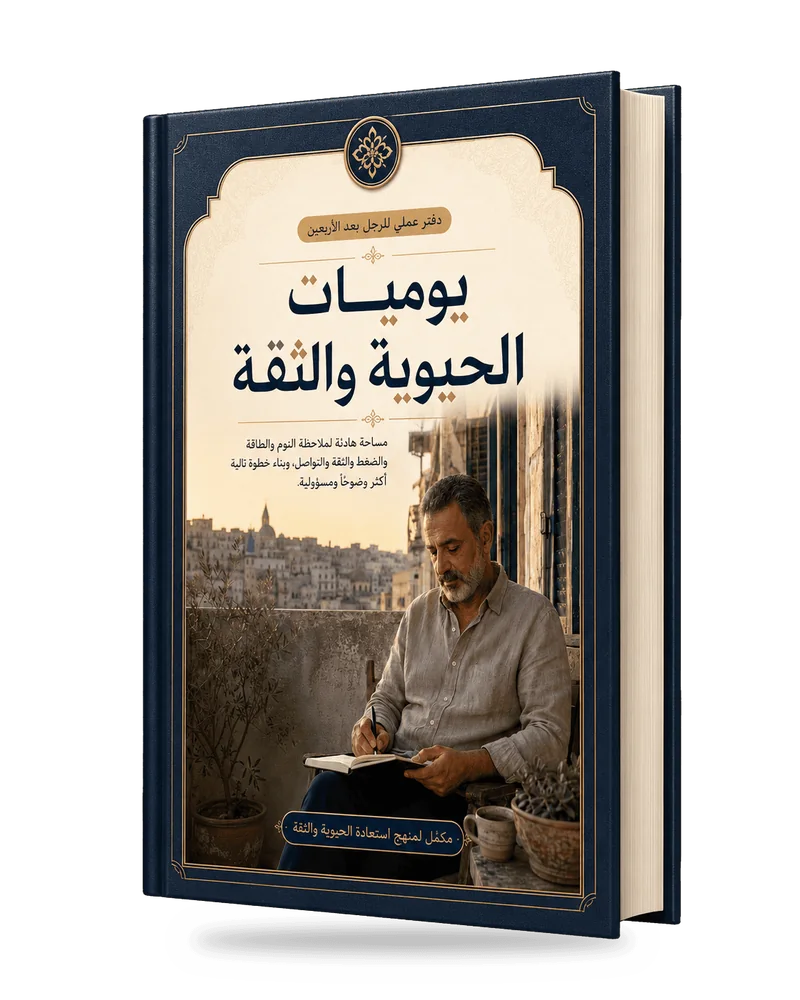 غلاف يوميات الحيوية والثقة